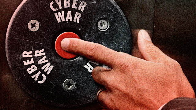 Cyber war button