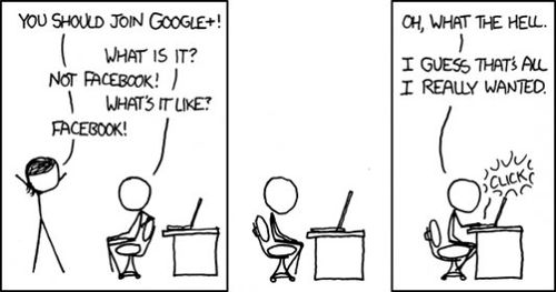 Google+ cartoon